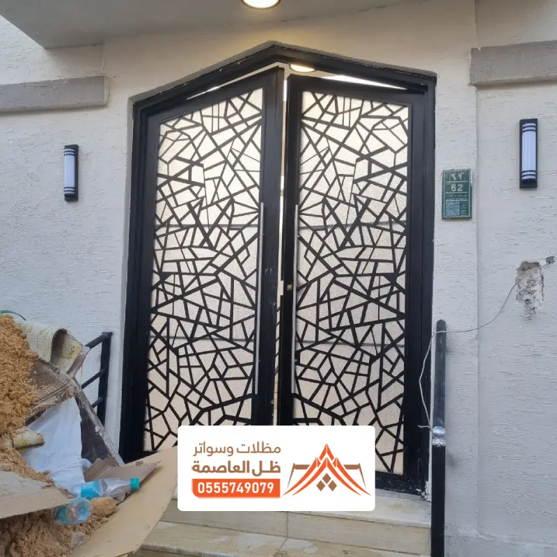 تصميم باب خارجي في الرياض